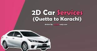 2D Car Services Quetta To Karachi