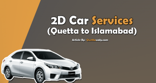 2D Car Services Quetta to Islamabad