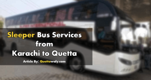 Luxury Sleeper Bus Services from Karachi to Quetta 'Super International'