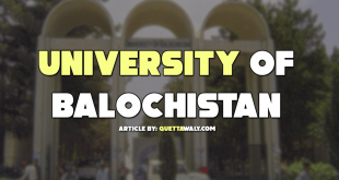 university of balochistan