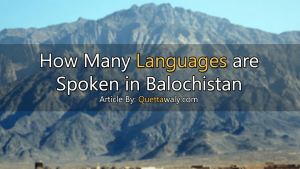 languages spoken in balochistan
