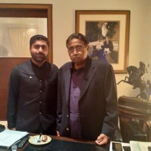 Muhammad Ali with Parvez Musharraf