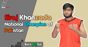 Siraj Khanzada National Champion of Pakistan