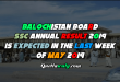 Balochistan board SSC Annual Result 2019 is expected in the last week of May 2019