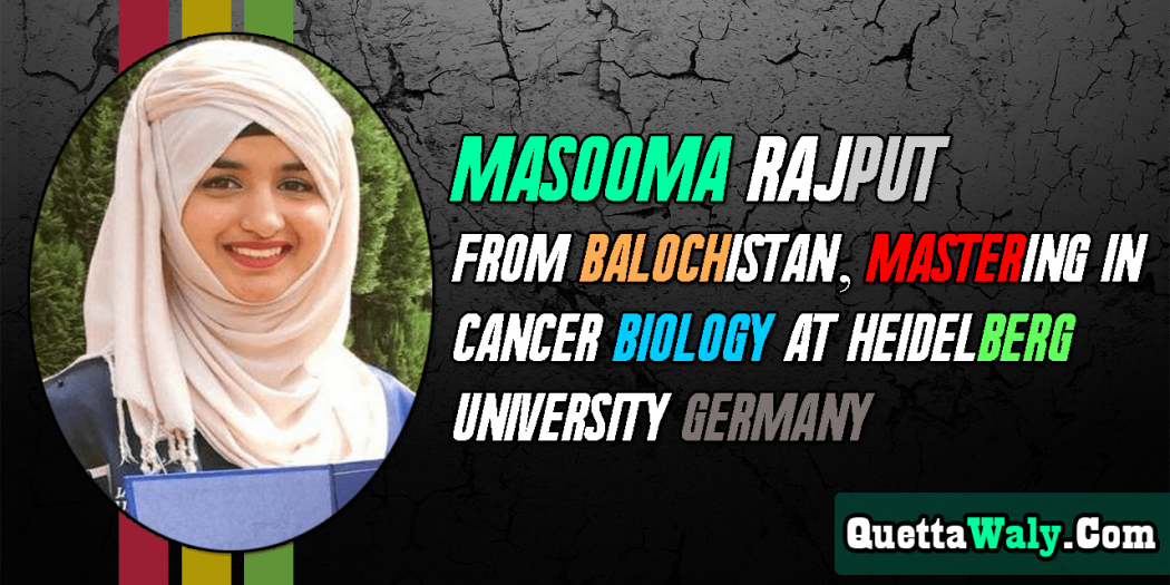 Masooma Rajput – Mastering in Cancer Biology at Heidelberg University Germany