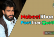 Nabeel Khan Poet from Quetta