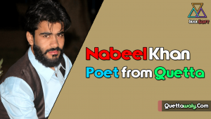 Nabeel Khan Poet from Quetta
