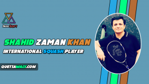 Shahid Zaman Khan - International Squash Player
