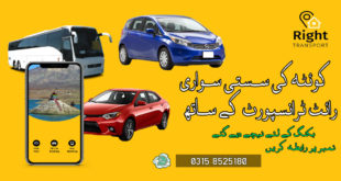 Right Transport 2D Car Service, Bus Services and Ride Sharing in Quetta