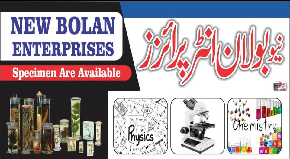 New Bolan Enterprises & Scientific Store Quetta