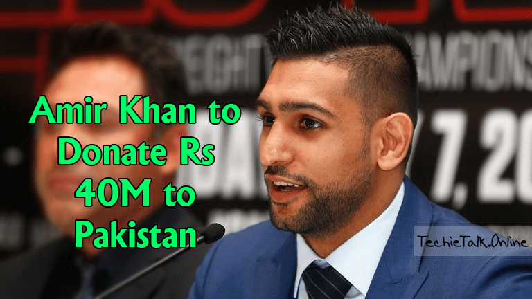 Amir Khan to Donate Rs 40M to Pakistan for COVID-19 Emergency Fund