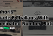 Lahoris Evade E-Challans With Laminated Number Plates