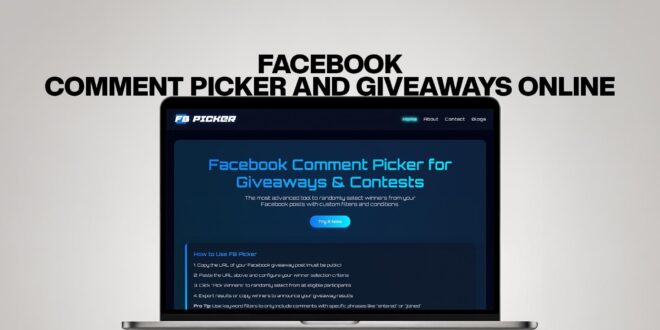 Facebook Comment Picker and Giveaways Online
